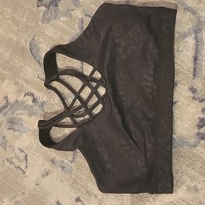 Black Lepord Sports Bra
